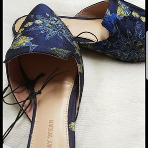 Who What Wear Blue Espadrilles